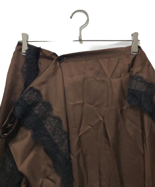 PRANK PROJECT（プランクプロジェクト）PRANK PROJECT (プランクプロジェクト) Square Pattern Skirt OP ブラウン サイズ:FREEの古着・服飾アイテム