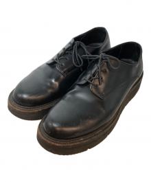 foot the coacher（フットザコーチャー）の古着「ストレートチップシューズ」｜ブラック