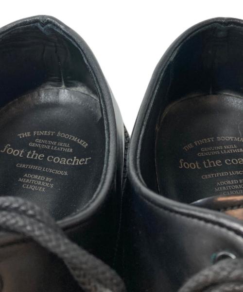 foot the coacher（フットザコーチャー）foot the coacher (フットザコーチャー) ストレートチップシューズ ブラック サイズ:不明の古着・服飾アイテム