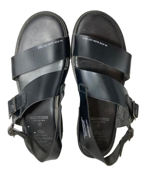 foot the coacher（フットザコーチャー）foot the coacher (フットザコーチャー) レザーサンダル ブラック サイズ:9の古着・服飾アイテム