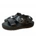 foot the coacher (フットザコーチャー) レザーサンダル ブラック サイズ:9：10000円