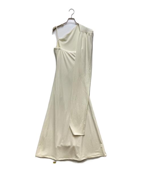 THE TOE（ザ・トゥー）THE TOE (ザ・トゥー) ドレープワンピース ベージュ サイズ:Sの古着・服飾アイテム