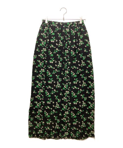 THE SHINZONE（ザ シンゾーン）THE SHINZONE (ザ シンゾーン) 26SS　FLORAL JACQUARD SKIRT(フローラルジャガードスカート) 26MMSK01 ブラック サイズ:34の古着・服飾アイテム