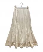 THE TOEザ・トゥー）の古着「Rothenburg Satin Skirt/ローテンブルクサテンスカート」｜ベージュ
