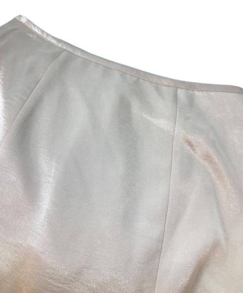 THE TOE（ザ・トゥー）THE TOE (ザ・トゥー) Rothenburg Satin Skirt/ローテンブルクサテンスカート ベージュ サイズ:Mの古着・服飾アイテム