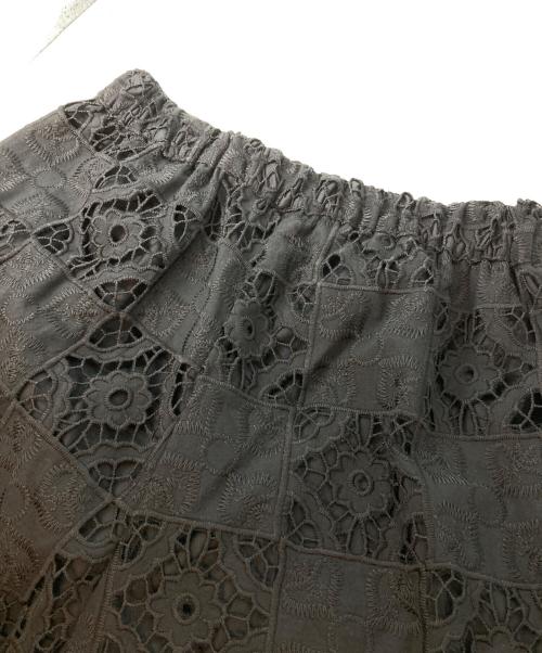SLOBE IENA（スローブ イエナ）SLOBE IENA (スローブ イエナ) コットンレースイージーパンツ ブラック サイズ:38の古着・服飾アイテム