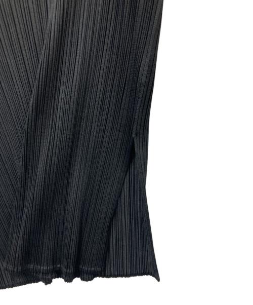 PLEATS PLEASE（プリーツプリーズ）PLEATS PLEASE (プリーツプリーズ) プリーツノースリーブブラウス ブラック サイズ:3の古着・服飾アイテム