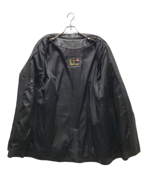 CANADIAN FURS Inc.（カナディアンファーズ）CANADIAN FURS Inc. (カナディアンファーズ) LEATHER CAR COAT/レザーカーコート ブラック サイズ:不明　の古着・服飾アイテム