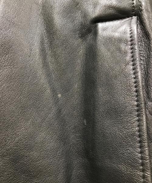 CANADIAN FURS Inc.（カナディアンファーズ）CANADIAN FURS Inc. (カナディアンファーズ) LEATHER CAR COAT/レザーカーコート ブラック サイズ:不明　の古着・服飾アイテム