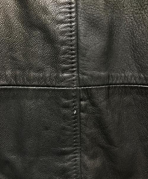 CANADIAN FURS Inc.（カナディアンファーズ）CANADIAN FURS Inc. (カナディアンファーズ) LEATHER CAR COAT/レザーカーコート ブラック サイズ:不明　の古着・服飾アイテム