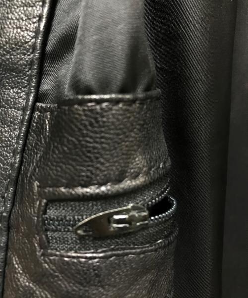 CANADIAN FURS Inc.（カナディアンファーズ）CANADIAN FURS Inc. (カナディアンファーズ) LEATHER CAR COAT/レザーカーコート ブラック サイズ:不明　の古着・服飾アイテム
