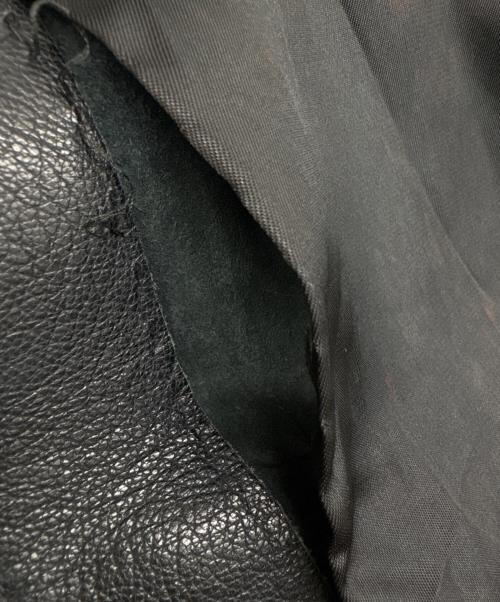 CANADIAN FURS Inc.（カナディアンファーズ）CANADIAN FURS Inc. (カナディアンファーズ) LEATHER CAR COAT/レザーカーコート ブラック サイズ:不明　の古着・服飾アイテム