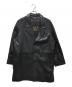 CANADIAN FURS Inc.（カナディアンファーズ）の古着「LEATHER CAR COAT/レザーカーコート」｜ブラック