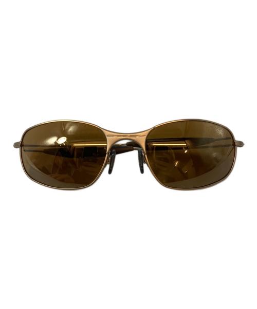 OAKLEY（オークリー）OAKLEY (オークリー) 00'S SQUAR WIRE(スクエアワイヤ) サングラス / Y2K ゴールド サイズ:実寸参照の古着・服飾アイテム