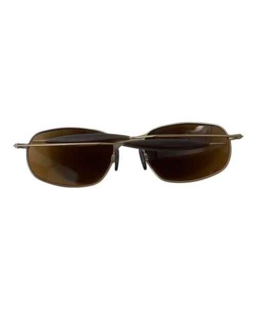 OAKLEY（オークリー）OAKLEY (オークリー) 00'S SQUAR WIRE(スクエアワイヤ) サングラス / Y2K ゴールド サイズ:実寸参照の古着・服飾アイテム