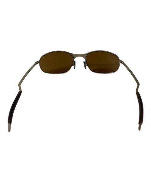 OAKLEY（オークリー）OAKLEY (オークリー) 00'S SQUAR WIRE(スクエアワイヤ) サングラス / Y2K ゴールド サイズ:実寸参照の古着・服飾アイテム