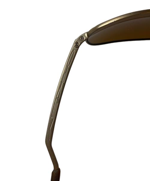 OAKLEY（オークリー）OAKLEY (オークリー) 00'S SQUAR WIRE(スクエアワイヤ) サングラス / Y2K ゴールド サイズ:実寸参照の古着・服飾アイテム