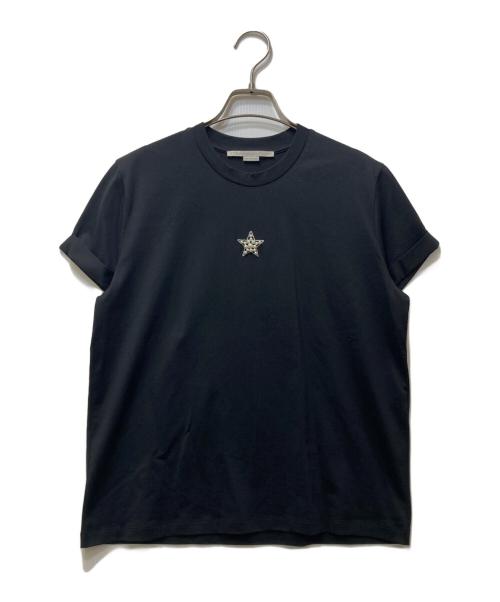STELLA McCARTNEY（ステラマッカートニー）STELLA McCARTNEY (ステラマッカートニー) PEARL MINI STAR T-SHIRT(パールミニスター) ブラック サイズ:XXSの古着・服飾アイテム