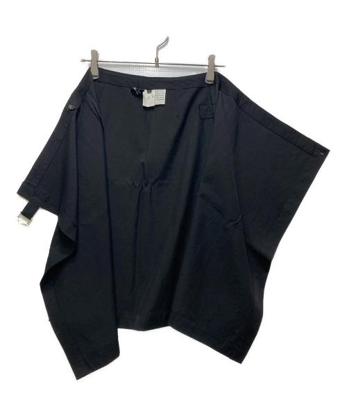 tricot COMME des GARCONS（トリココムデギャルソン）tricot COMME des GARCONS (トリココムデギャルソン) ウールラップスカート tricot COMME des GARCONS ブラック サイズ:Mの古着・服飾アイテム
