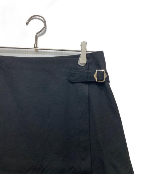 tricot COMME des GARCONS（トリココムデギャルソン）tricot COMME des GARCONS (トリココムデギャルソン) ウールラップスカート tricot COMME des GARCONS ブラック サイズ:Mの古着・服飾アイテム