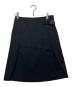 tricot COMME des GARCONS（トリココムデギャルソン）の古着「ウールラップスカート tricot COMME des GARCONS」｜ブラック