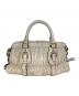 PRADA (プラダ) ギャザーハンドバッグ アイボリー：40000円