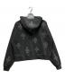 Unknown london (アンノウンロンドン) Outline Cross Rhinestone Zip Hoodie (アウトサイドクロス ラインストーン ジップフーディ) / スウェット パーカー グレー サイズ:M：8000円