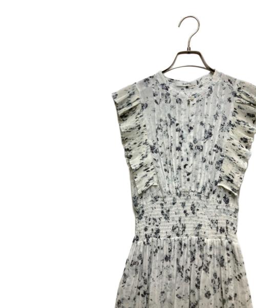 Snidel（スナイデル）Snidel (スナイデル) Sustainableフリルワンピース ホワイトの古着・服飾アイテム