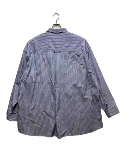 BASICKS（ベイシックス）BASICKS (ベイシックス) Boyfriend Girlfriend Thomas Mason Shirt ブルー サイズ:Lの古着・服飾アイテム