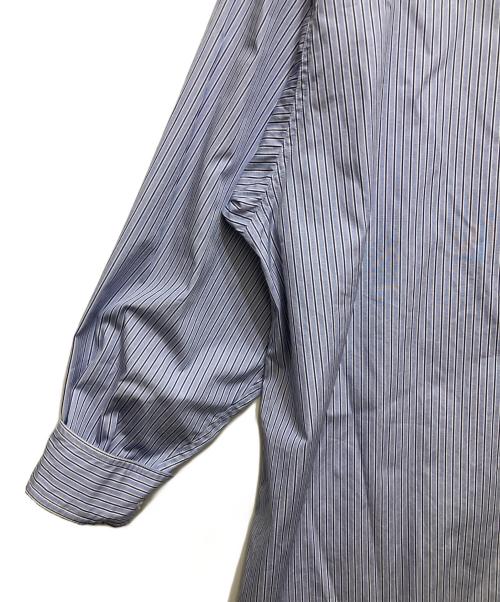 BASICKS（ベイシックス）BASICKS (ベイシックス) Boyfriend Girlfriend Thomas Mason Shirt ブルー サイズ:Lの古着・服飾アイテム