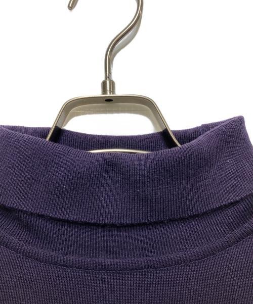 JOHN SMEDLEY（ジョンスメドレー）JOHN SMEDLEY (ジョンスメドレー) タートルネックウールニット パープル サイズ:freeの古着・服飾アイテム