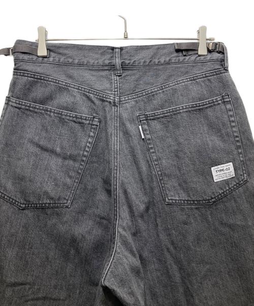 elephant TRIBAL fabrics（エレファントトライバルファブリックス）elephant TRIBAL fabrics (エレファントトライバルファブリックス) ON THE WAY DENIM PANTS/オンザウェイデニムパンツ ブラック サイズ:Mの古着・服飾アイテム
