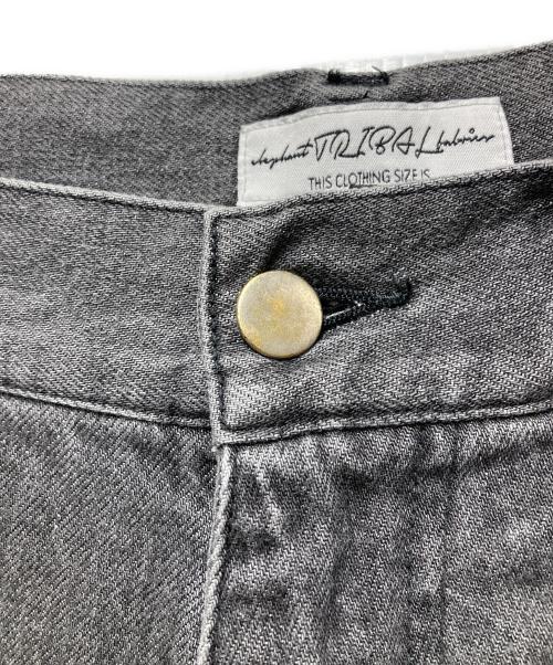 elephant TRIBAL fabrics（エレファントトライバルファブリックス）elephant TRIBAL fabrics (エレファントトライバルファブリックス) ON THE WAY DENIM PANTS/オンザウェイデニムパンツ ブラック サイズ:Mの古着・服飾アイテム