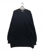 BEASIKSベイシックス）の古着「Tack Knitting Long Sleeve Knit」｜ブラック