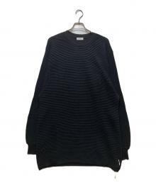 BEASIKS（ベイシックス）の古着「Tack Knitting Long Sleeve Knit」｜ブラック
