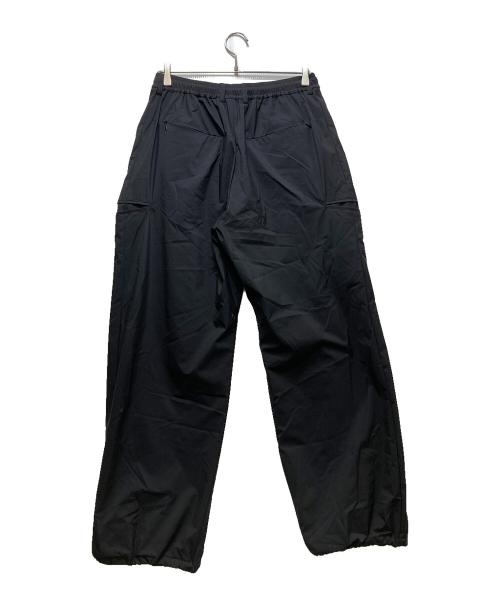 THE JEAN PIELLE（ジャンピエール）THE JEAN PIELLE (ジャンピエール) BETA 3 Tuck Nylon Trouser/ベータ3タックナイロントラウザー ブラック サイズ:48の古着・服飾アイテム