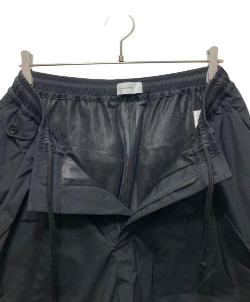 THE JEAN PIELLE（ジャンピエール）THE JEAN PIELLE (ジャンピエール) BETA 3 Tuck Nylon Trouser/ベータ3タックナイロントラウザー ブラック サイズ:48の古着・服飾アイテム