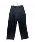 THE JEAN PIELLE（ジャンピエール）の古着「BETA 3 Tuck Nylon Trouser/ベータ3タックナイロントラウザー」｜ブラック
