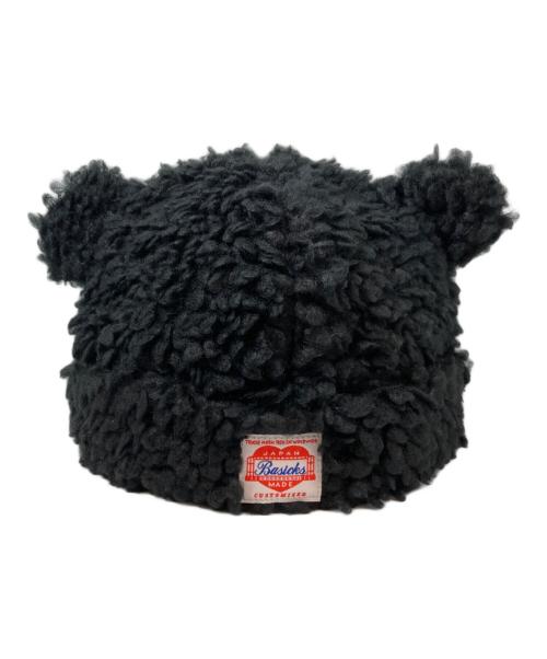 BAISICKS（ベイシックス）BAISICKS (ベイシックス) Bear Beanie ブラックの古着・服飾アイテム