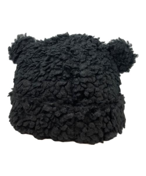 BAISICKS（ベイシックス）BAISICKS (ベイシックス) Bear Beanie ブラックの古着・服飾アイテム