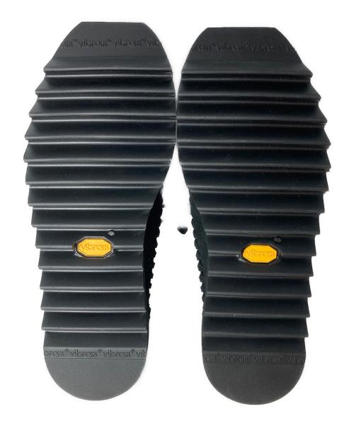 elephant TRIBAL fabrics（エレファントトライバルファブリックス）elephant TRIBAL fabrics (エレファントトライバルファブリックス) SUEDE KNITTING SHOES(スエードニッティングシューズ) ブラック サイズ:28cmの古着・服飾アイテム