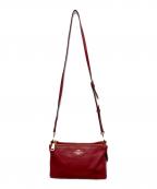 COACHコーチ）の古着「ライラ クロスボディ ショルダーバッグ F34265」｜レッド
