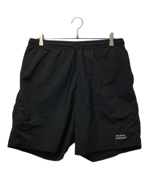 The Ennnoy Professional（ザ エンノイ プロフェッショナル）The Ennnoy Professional (ザ エンノイ プロフェッショナル) NYLON SHORT PANTS(ナイロンショートパンツ)　 ブラック サイズ:Lの古着・服飾アイテム