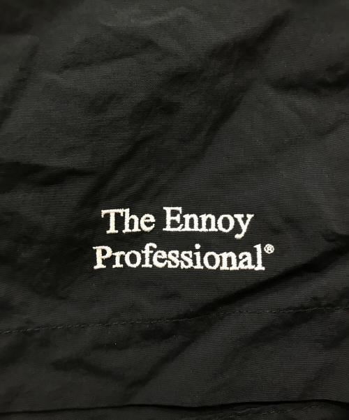 The Ennnoy Professional（ザ エンノイ プロフェッショナル）The Ennnoy Professional (ザ エンノイ プロフェッショナル) NYLON SHORT PANTS(ナイロンショートパンツ)　 ブラック サイズ:Lの古着・服飾アイテム