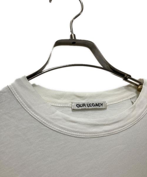 OUR LEGACY（アワーレガシー）OUR LEGACY (アワーレガシー) NEW BOX T-SHIRT FIRST KISS ホワイト サイズ:46の古着・服飾アイテム