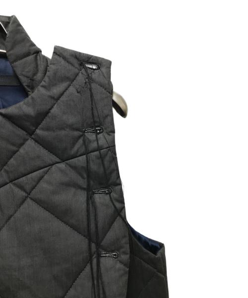 nobuyuki matsui（ノブユキマツイ）Nobuyuki Matsui (ノブユキマツイ) Ski Vest（スキーベスト）/ 中綿ベスト グレー サイズ:2の古着・服飾アイテム