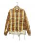 Midorikawa（ミドリカワ）の古着「Cut off layered Shirt」｜ブラウン
