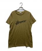 Saint Laurent Parisサンローランパリ）の古着「ボーダーTシャツ」｜イエロー