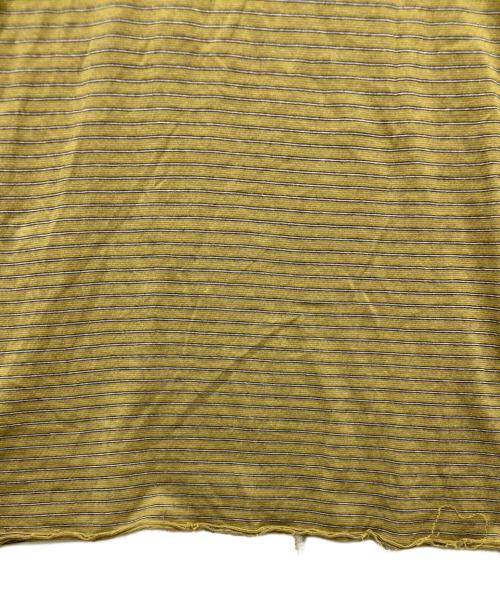 Saint Laurent Paris（サンローランパリ）Saint Laurent Paris (サンローランパリ) ボーダーTシャツ イエロー サイズ:XSの古着・服飾アイテム