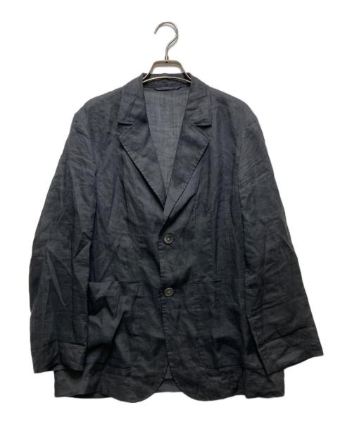 MACPHEE（マカフィー）MACPHEE (マカフィー) プレーンラミー シアージャケット グレー サイズ:36の古着・服飾アイテム